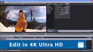 4K Ultra HD video editing with Intel and MAGIX