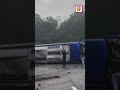 Bas terbalik di Lebuhraya KL-Karak, laluan ke timur terhalang, arah barat sesak teruk