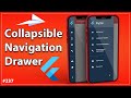 Flutter Tutorial - Collapsible Sidebar Menu & Navigation Drawer