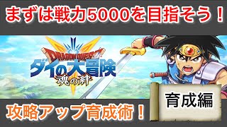 ダイの大冒険-魂の絆- まずは戦力5000を目指そう！最効率育成術！