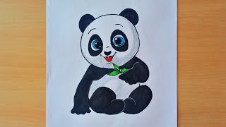 How To Draw a Cute Panda Step by Step || Cute Panda Drawing
