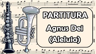 Agnus Dei (Aleluia) - Partitura para Clarinete, Trompete, Sax Tenor e Sax Soprano