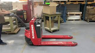 Raymond 102T power pallet jack