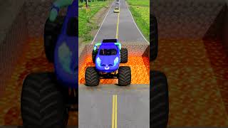 Cars vs Minecraft Lava Pit 😅 BeamNG.Drive