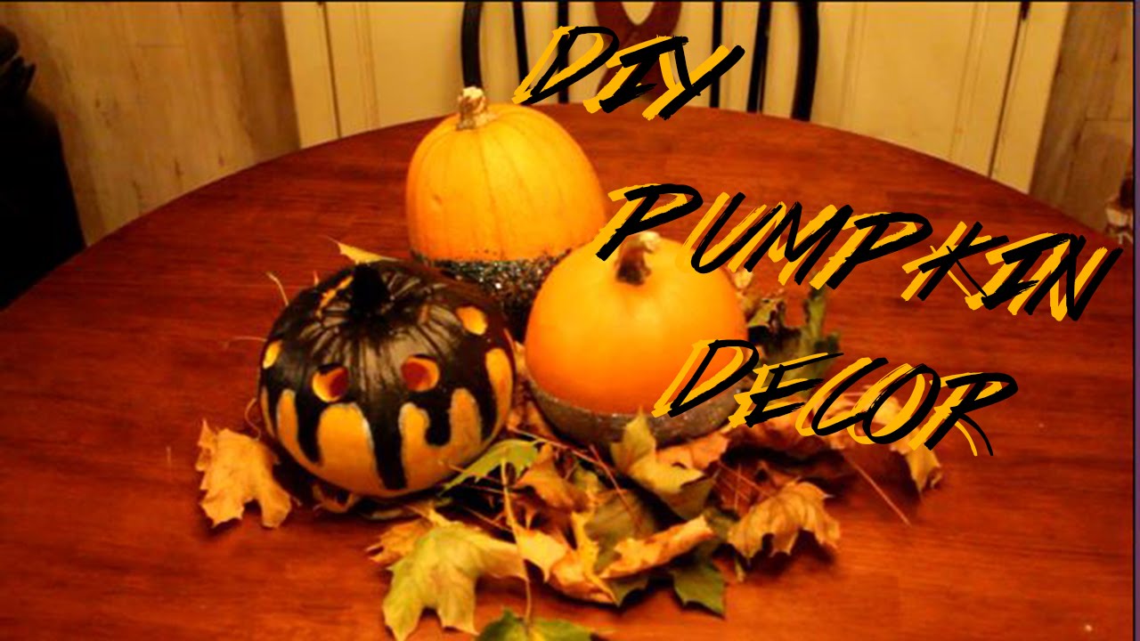 Diy Pumpkin Decoration Youtube