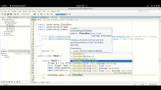 Java Swing: JCheckBox & ItemListener
