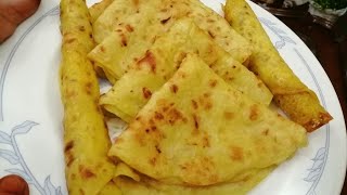 المبصلات العمانيه / شوب البصل / خبز البصل بطريقة الجدات  Omani Onion Crepe