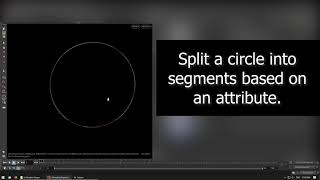 Split a Circle or a Line based on Attribute or Color - Houdini VEX Tutorial