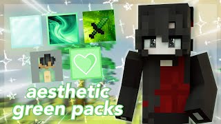 five aesthetic green packs! 🌿