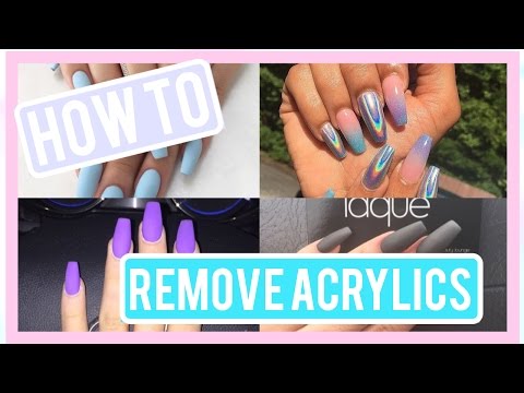 DIY : HOW TO REMOVE ACRYLICS WITHOUT ACETONE DIY : HOW TO REMOVE ACRYLICS WITHOUT ACETONE