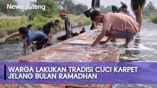 TRADISI CUCI KARPET JELANG RAMADHAN