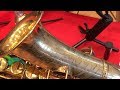 Rare CONN alto sax using Key Leaves at National Saxophone Museum booth of NASA 2018