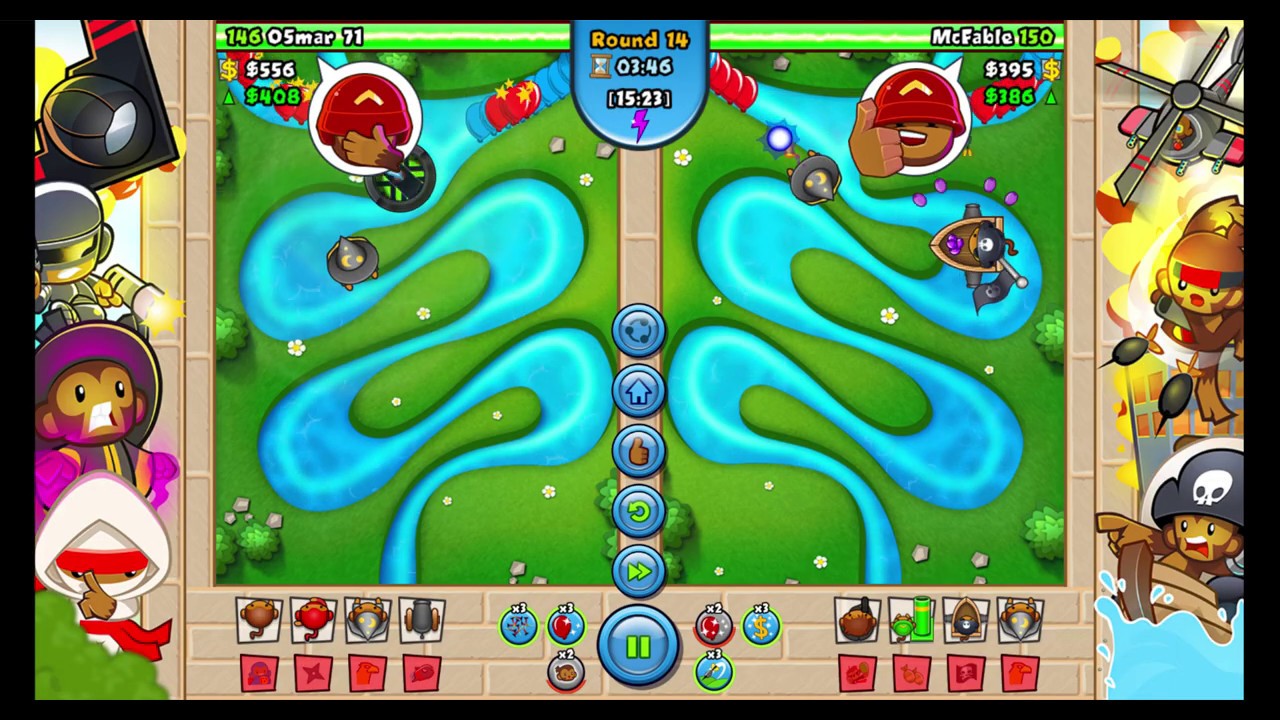 Bloons TD Battles Crazy Late Game - YouTube