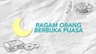 6 ragam orang yang biasa kita lihat waktu berbuka.