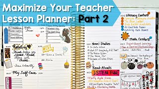How to Set Up Your Teacher Planner for the Whole Year | Erin Condren Teacher Lesson Planner