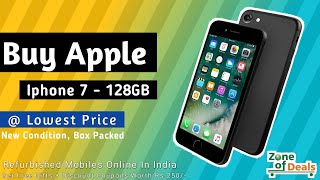 Apple iPhone 7 128GB Gold - Buy Refurbished Iphone - Iphone 7 Price - Iphone Deals 2022- Zoneofdeals