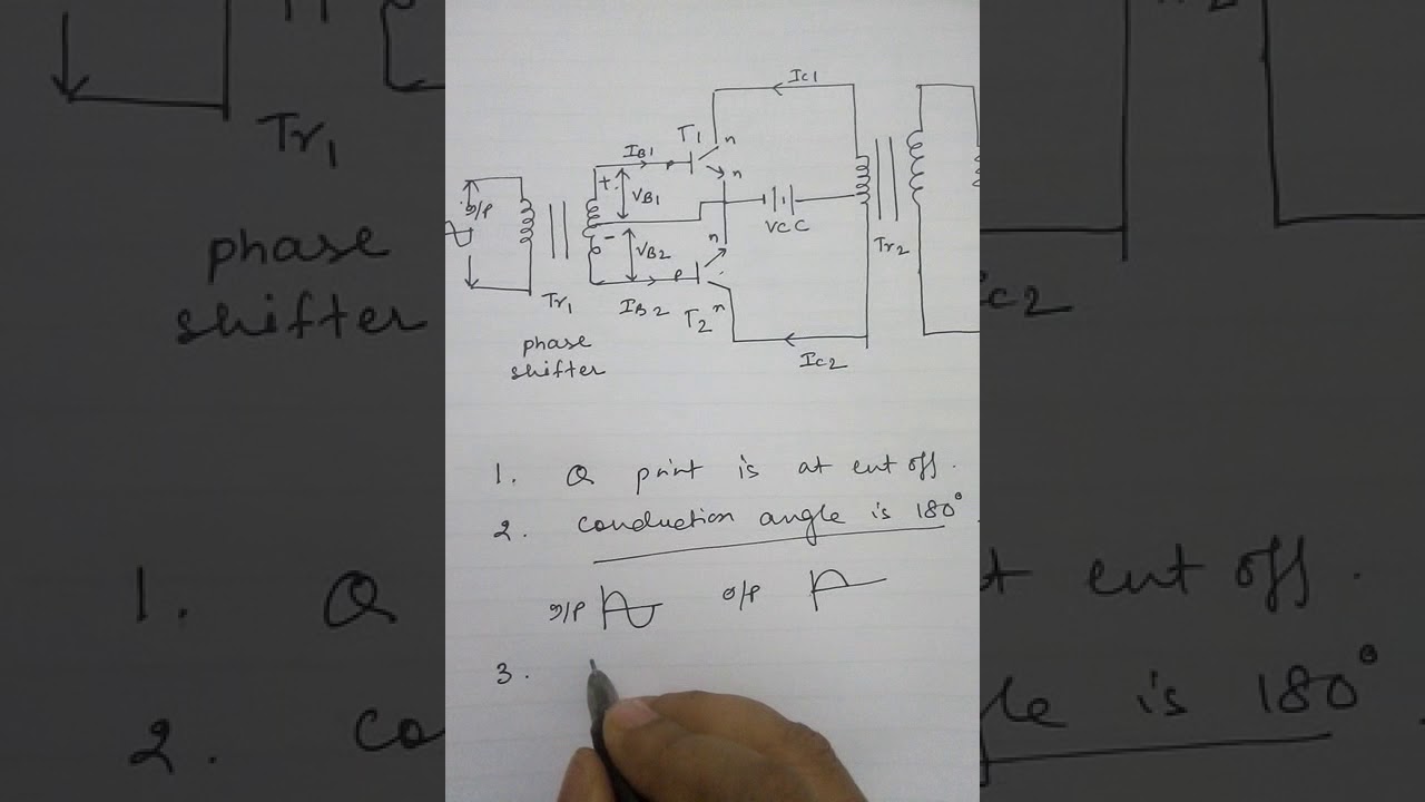 Push Pull Class B Amplifier