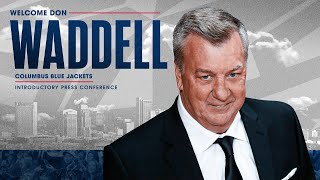 Columbus Blue Jackets President of Hockey Ops and GM, Don Waddell, Introductory Press Conference 🎙️