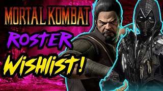 The Top 10 Mortal Kombat 12 Characters That SHOULD Return! - Mortal Kombat 12 Roster Wishlist