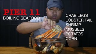 Pier 11 | Seafood Boil | Mukbang