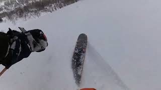 ２０２３滑り初め 白馬乗鞍岳 #天狗原 #japow