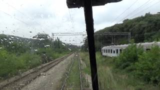 Train Driver's view: railroad in Serbia from  Topcider to Rakovica - SERBIAN RAILWAYS