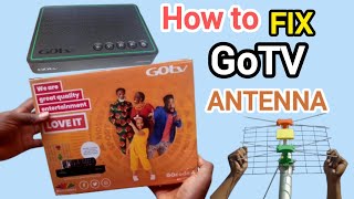 How To Install Gotv Decoder And Fix Gotv Antenna.