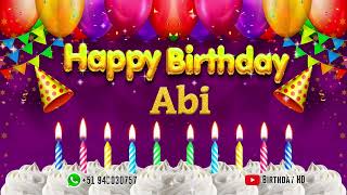 Abi Happy birthday To You - Happy Birthday song name Abi 🎁