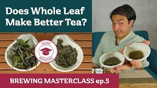 Does Whole Leaf Make Better Tea? - BREWING MASTERCLASS