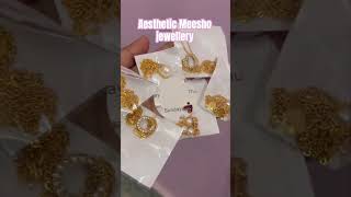 Aesthetic jewellery from Meesho #viralvideo #meesho #jewellery #youtubeshorts #shorts