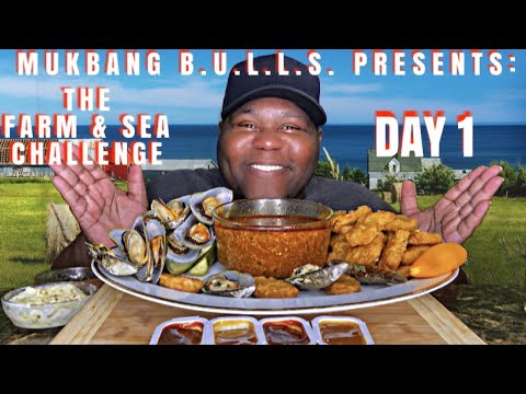 147. THE FARM & SEA CHALLENGE BY THE MUKBANG B.U.L.L.S . | MCNUGGETS ...