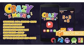 Crazy Math Buildbox (BBDOC + Android Studio + Eclipse + Xcode) Quiz Game Template | Codecanyon