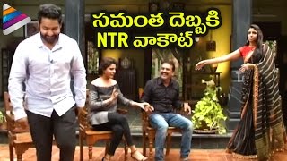 Jr NTR Walks Out of Janatha Garage Team Interview | Samantha | Siva Koratala | Mohanlal | Nithya