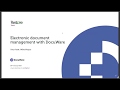 Introduction to Electronic Document Management with DocuWare - Webinar