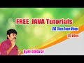 Core Java with OCJP/SCJP : Language Fundamentals Part-1 || Java Identifiers and Reserved Words