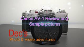 Canon AV-1 reviewed and sample pictures