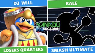 Xanadu Winter Arcadian 2024: Losers Quarters - D3_Will (Dedede) Vs. Kale (Mr. Game \u0026 Watch) SSBU