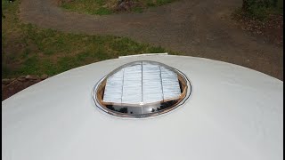 A Sun Shield For Our Yurt Dome