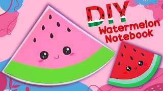 Watermelon Notebook - DIY CUTE School Supplies TRICKS - Back to School Hacks and Crafts