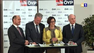 'Mikl-Leitner kehrt nach NÖ zurück' - Pressekonferenz der ÖVP in Wien