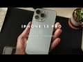 iPhone 13 Pro Sierra Blue Unboxing Aesthetic ASMR plus Accessories