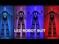 LED Robot Suits Luminous Robot Costume David Guetta LED Robot Suit illuminated kryoman Robot