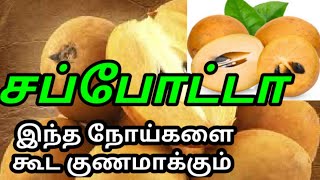 சப்போட்டா பழம் பயன்கள்| sapota benefits in tamil| sapodilla fruit tamil| சப்போட்டா பழத்தின் நன்மைகள்