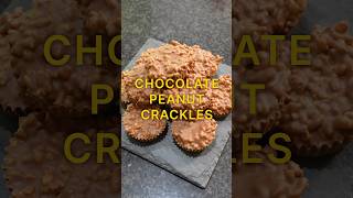 chocolate peanut crackles  #sweets #chocolatelover #chocolatecrackle #dessert #chocolate #sweettreat