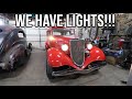 Wiring The Lighting Circuit and Inspecting The Gas Tank - 1934 Ford Tudor Hot Rod