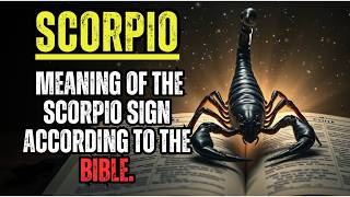 MEANING OF THE SCORPIO SIGN ACCORDING TO THE BIBLE.