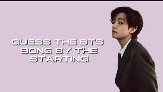 guess the bts song by the start | 😁 kpop quiz