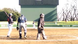 20151129@富士森公園2 2回表 2回裏