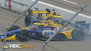 IndyCar: Alexander Rossi, Andretti cars out after early crash at Gateway | Motorsports on NBC