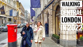 London Walk 2022| London Capital of England and the United Kingdom Walking Tour & Window Shopping